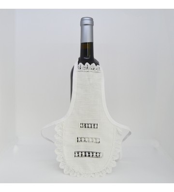 Bottle apron with bobbin...