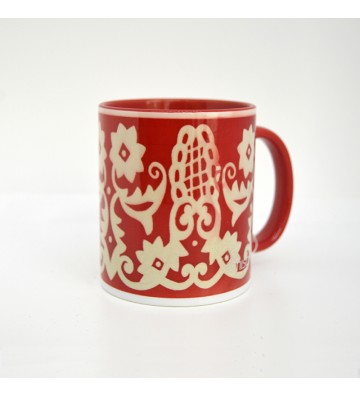 ÉNisa brand mug - Red felt
